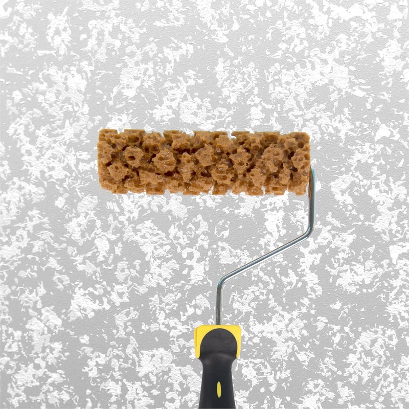 Hanroy Sponge Paint Roller Small 6" for Texture Painting Decorators Brush Tool, Fast and Easy Pattern Art Sponge Roller for Home Wall(M60) - Image 1